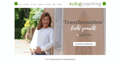 Desktop Screenshot of kubigcoaching.de